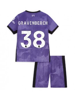 Liverpool Ryan Gravenberch #38 Dječji Rezervni Dres kompleti 2023-24 Kratak Rukavima (+ kratke hlače)